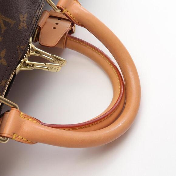 LOUIS VUITTON Brown Monogram Leather Boston Bag - Picture 6 of 9